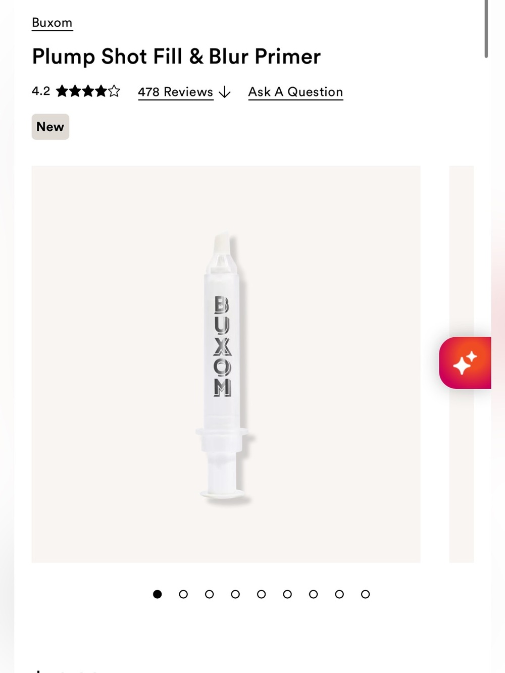 Buxom Plump Shot Fill & Blur Primer